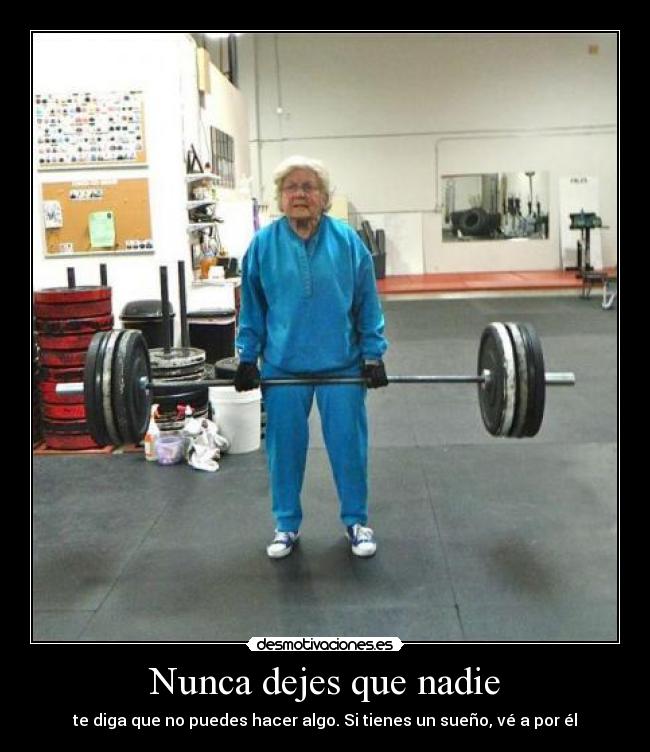 Nunca dejes que nadie - 