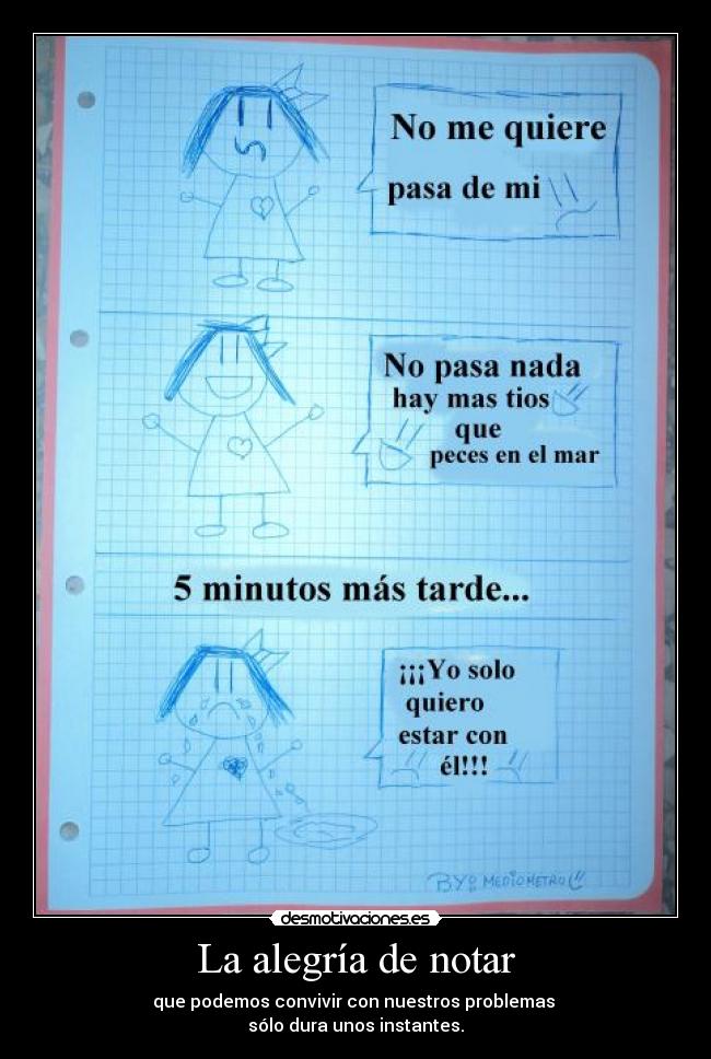 La alegría de notar -