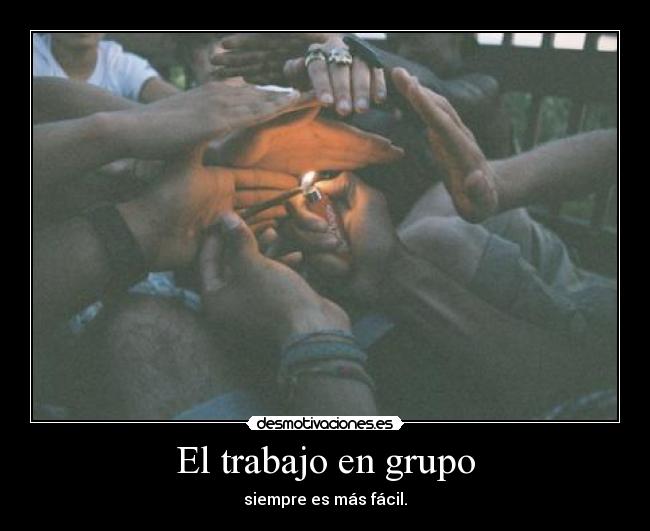 El trabajo en grupo -
