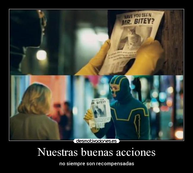 Nuestras buenas acciones -