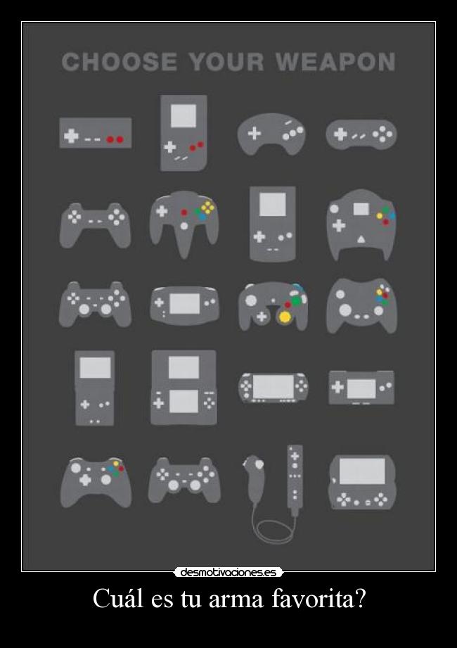 Cuál es tu arma favorita? -