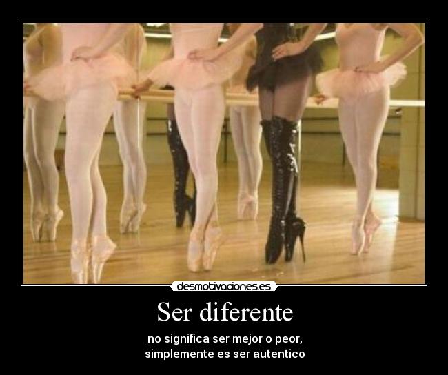 Ser diferente - 