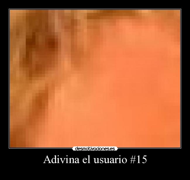 Adivina el usuario #15 - 