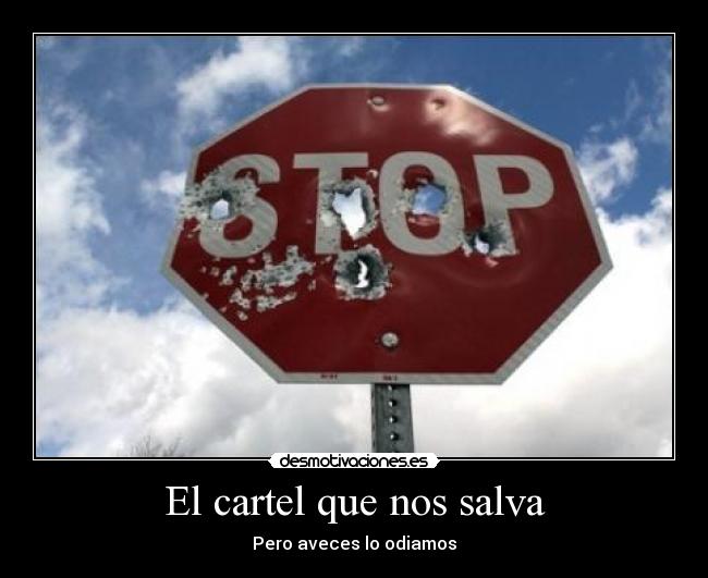 El cartel que nos salva - 