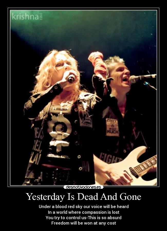 carteles arch enemy yesterday dead and gone tengo khaos legions epico desmotivaciones