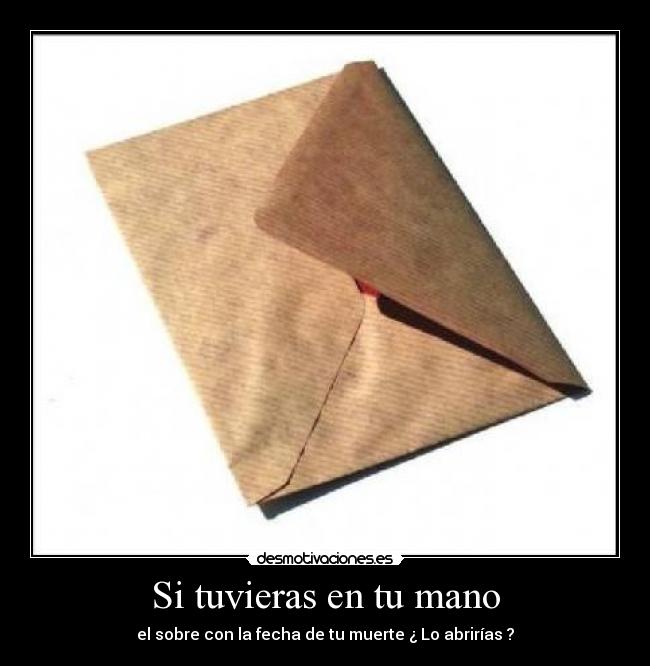 Si tuvieras en tu mano - 