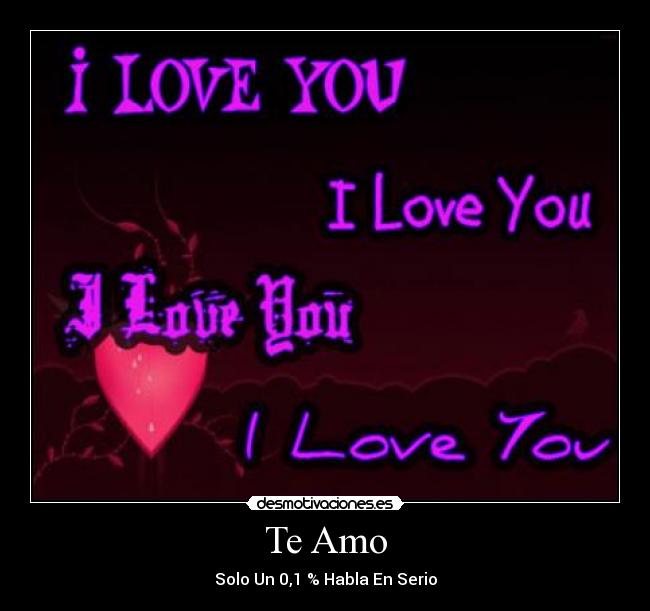 Te Amo -
