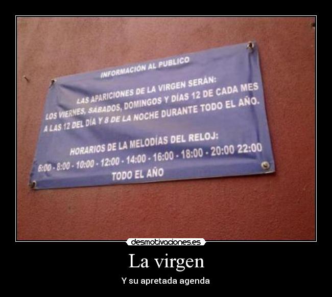 La virgen -