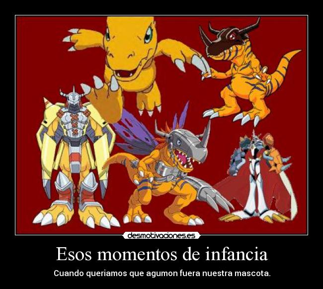 Esos momentos de infancia -