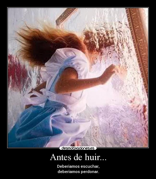 Antes de huir... - 