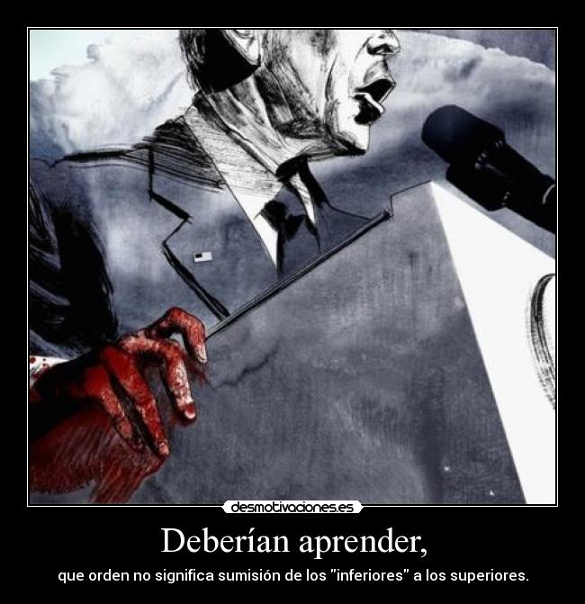 Deberían aprender, -