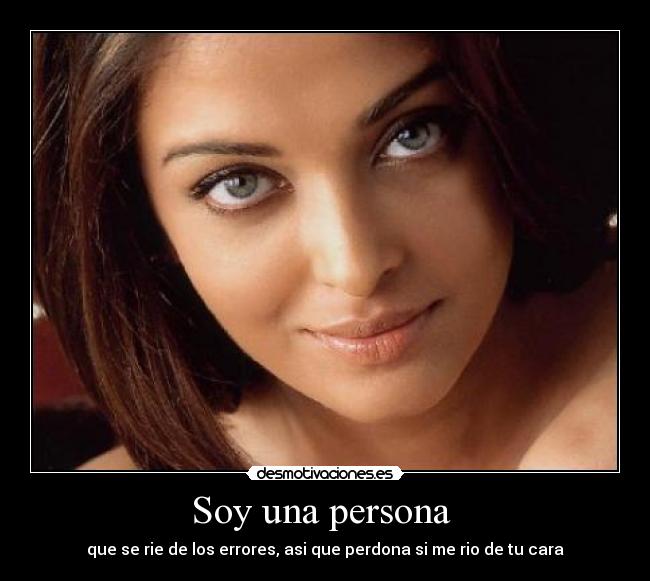 Soy una persona -