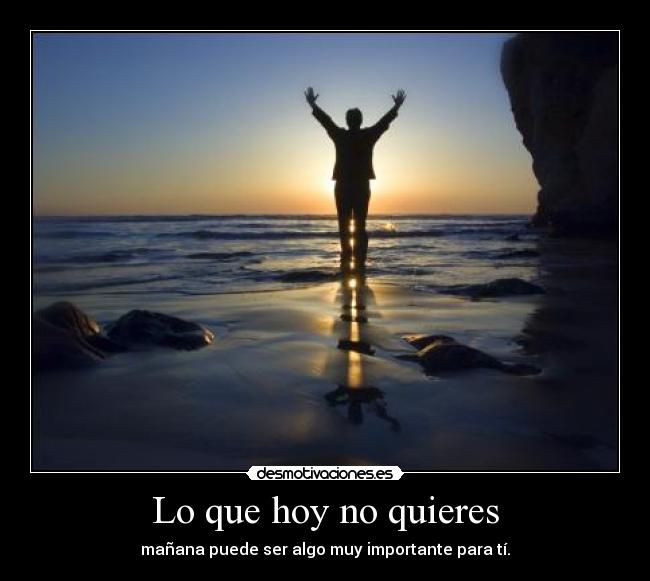 Lo que hoy no quieres - 