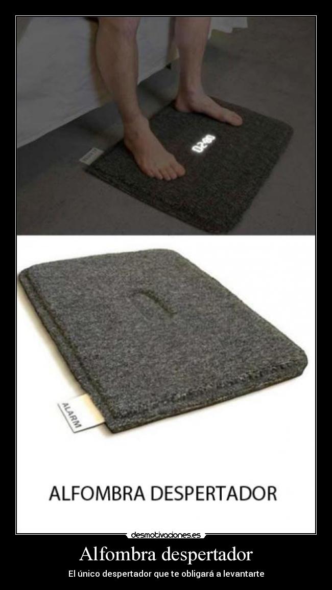 Alfombra despertador - El único despertador que te obligará a levantarte