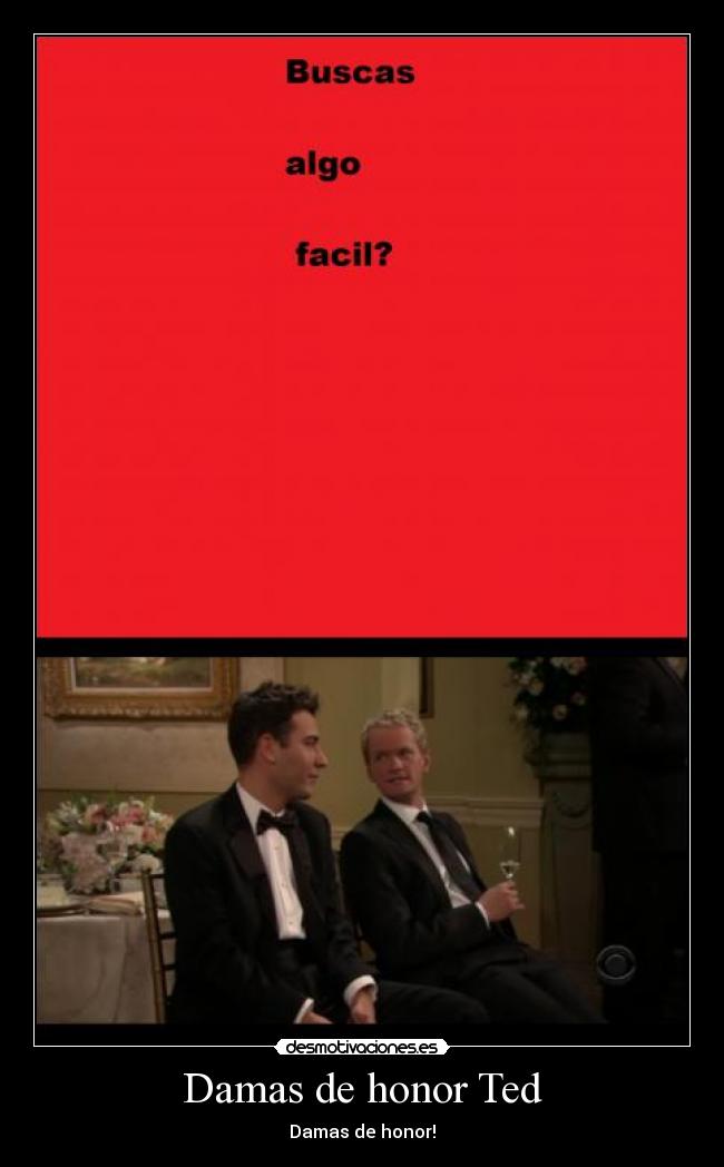 Damas de honor Ted -