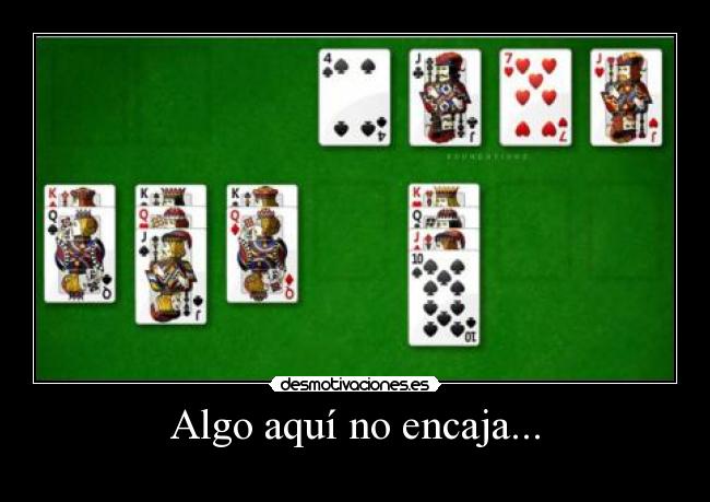 Algo aquí no encaja... - 