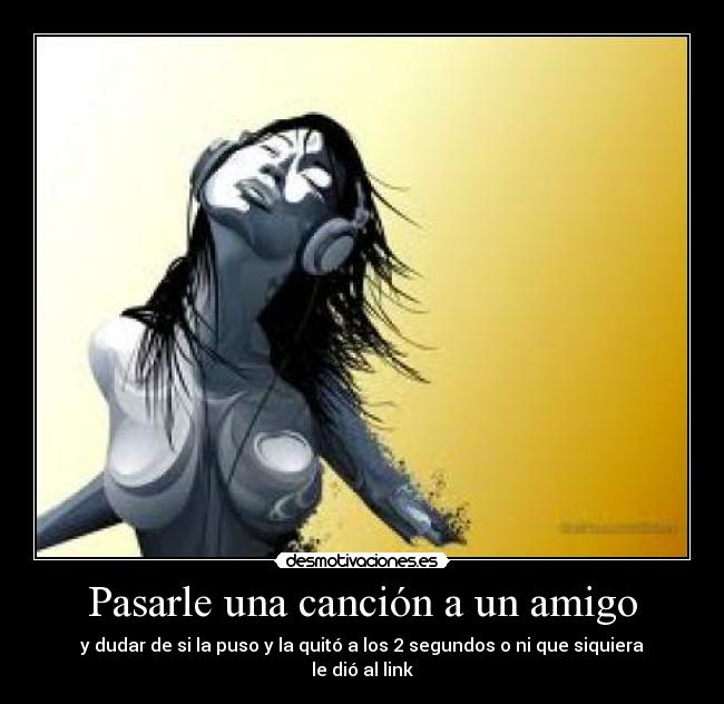 Pasarle una canción a un amigo - 