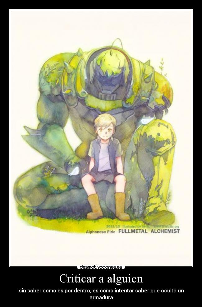 Criticar a alguien -