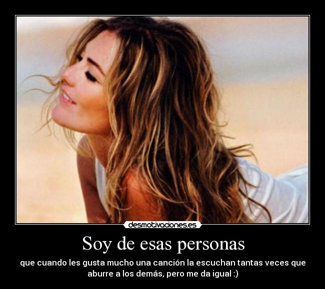 Soy de esas personas - 