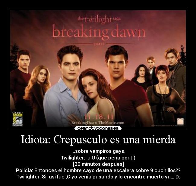 carteles crepusculo twilight twilighter desmotivaciones