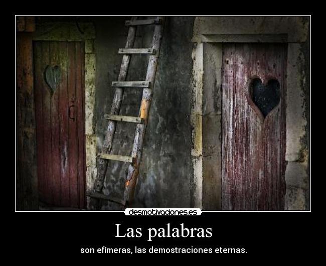 Las palabras -