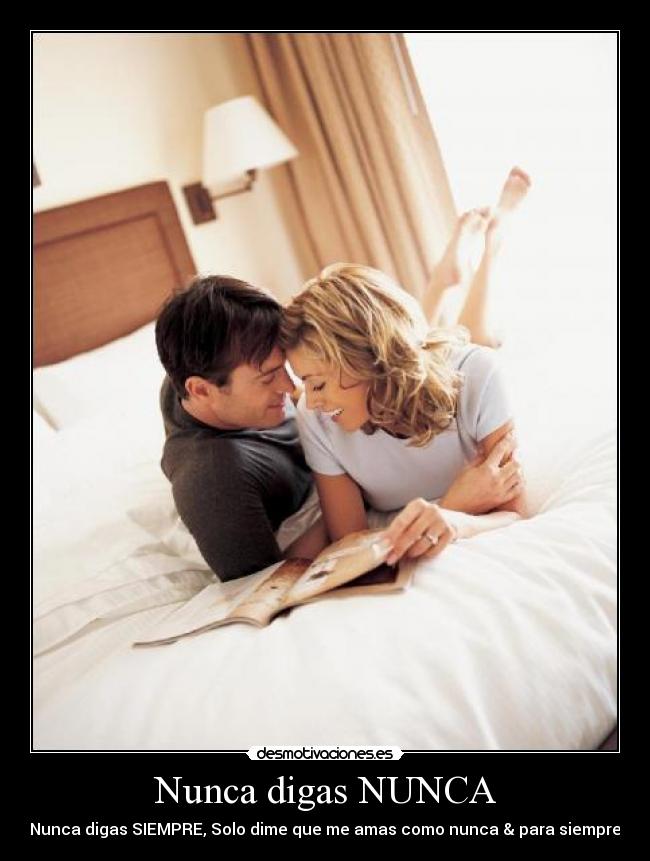 Nunca digas NUNCA -