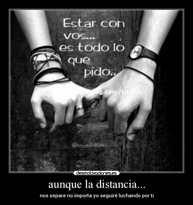 aunque la distancia... - 