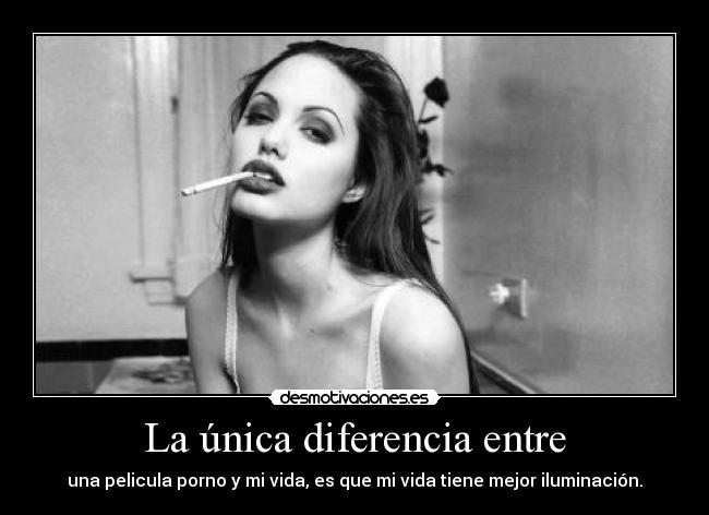 La única diferencia entre -