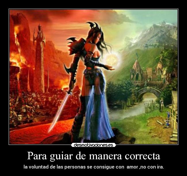 carteles guiar bien mal angel demonio amor ira principal cola 123 desmotivaciones