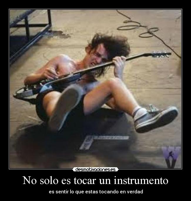 No solo es tocar un instrumento -