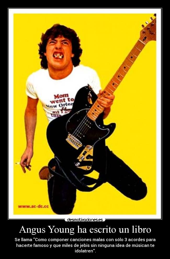 Angus Young ha escrito un libro - 