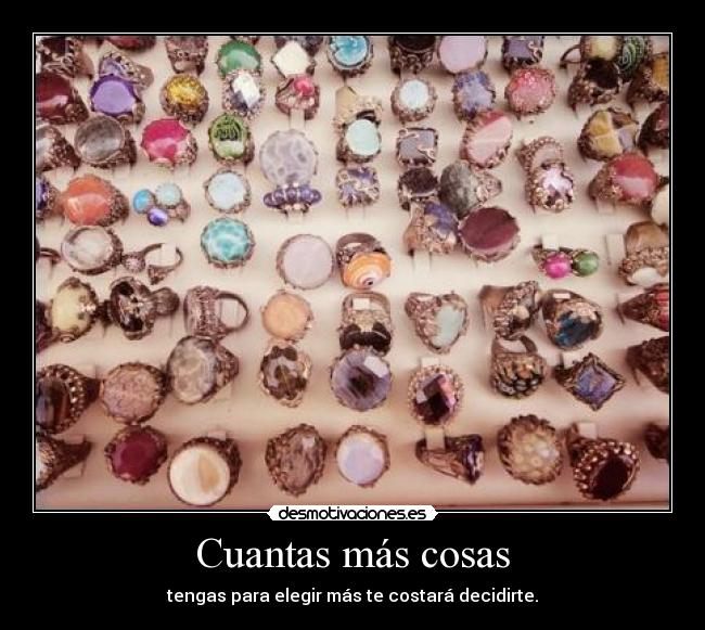 Cuantas más cosas -