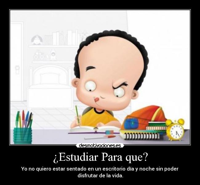carteles estudios desmotivaciones