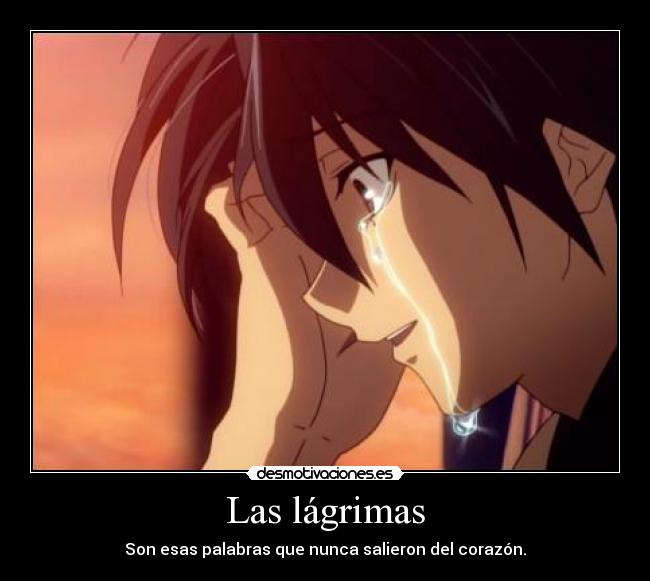 Las lágrimas -
