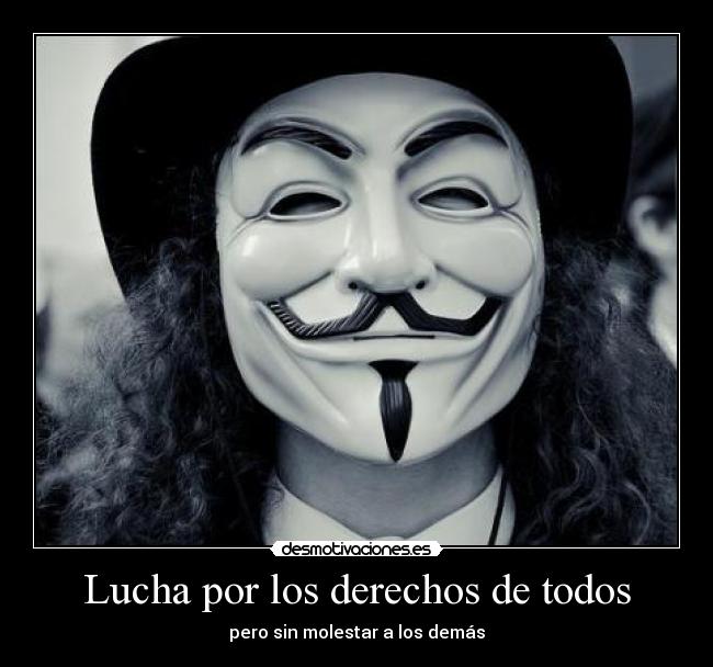 Lucha por los derechos de todos -