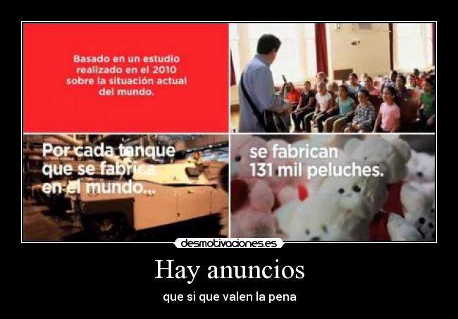 Hay anuncios - que si que valen la pena