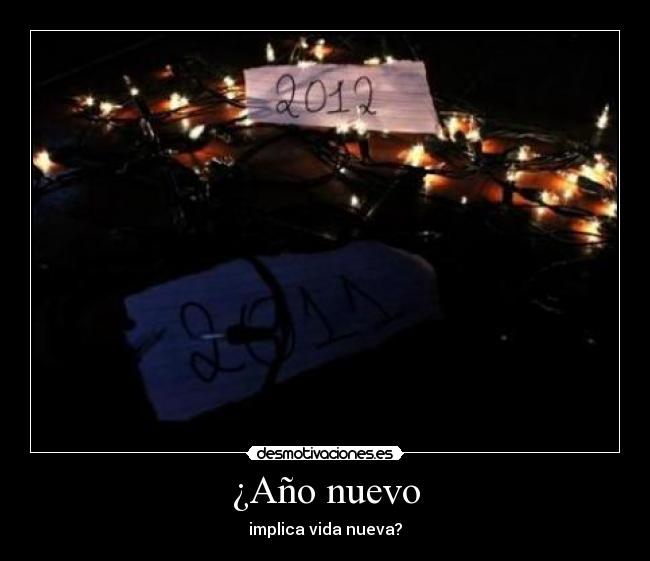 ¿Año nuevo - 