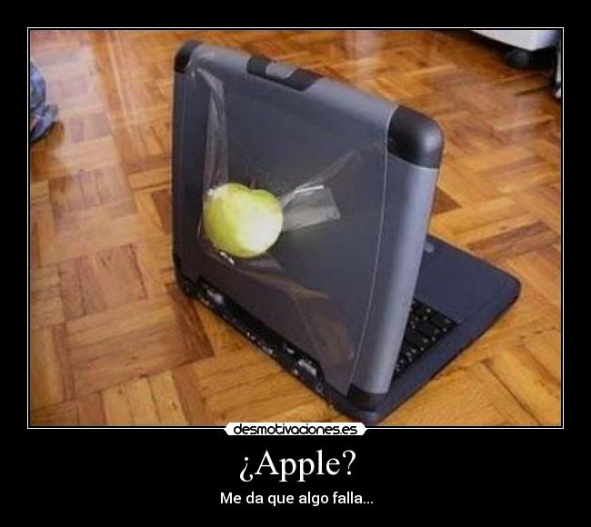 ¿Apple? -