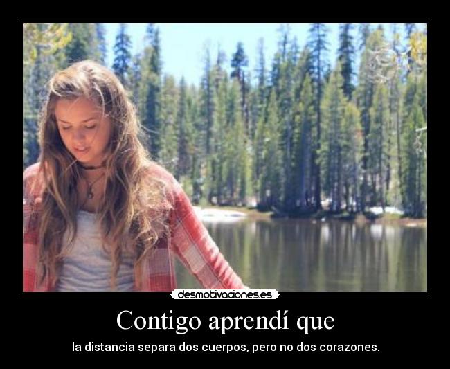 Contigo aprendí que - 