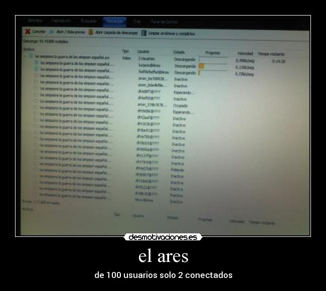 carteles ares ares 100 conexion desmotivaciones