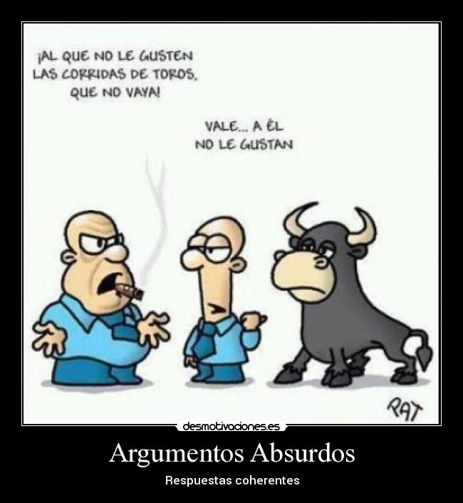 carteles argumentos absurdos desmotivaciones