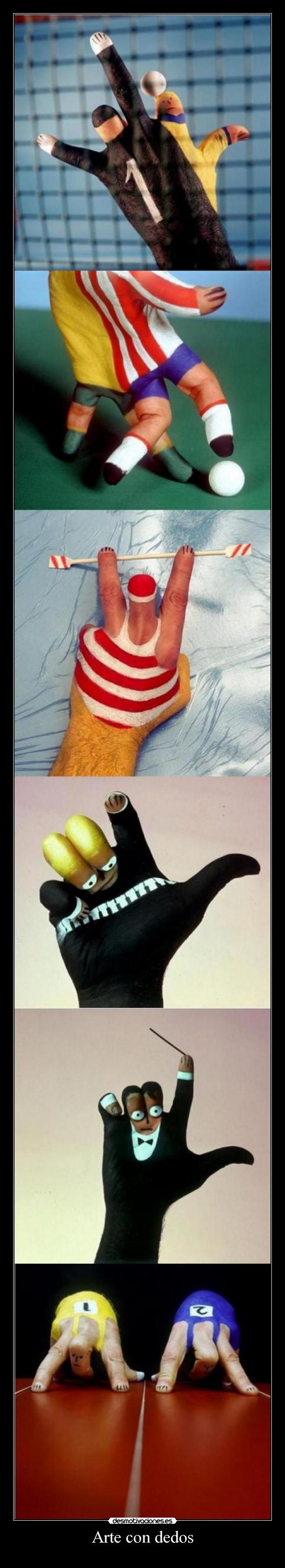 Arte con dedos -