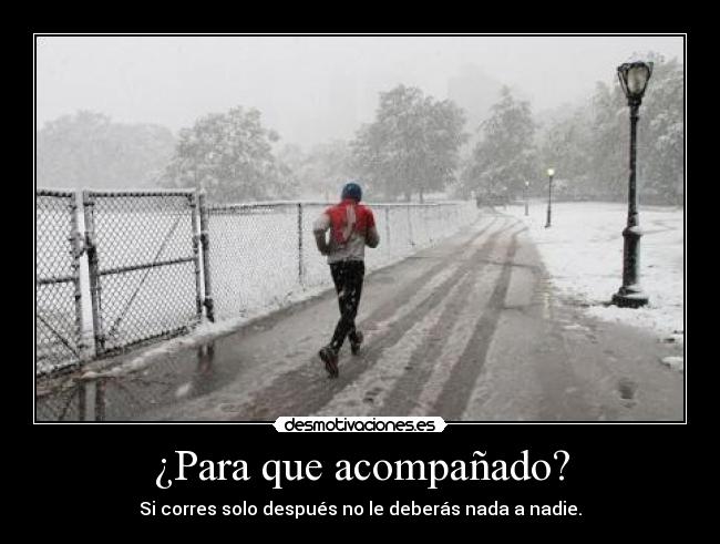 ¿Para que acompañado? - 