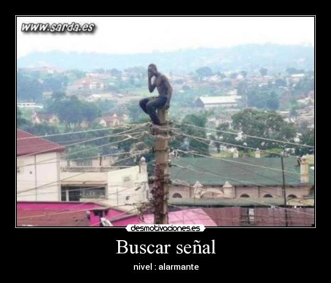 Buscar señal - nivel : alarmante