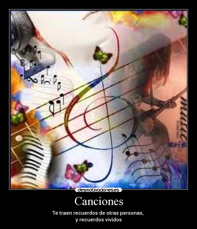 carteles canciones desmotivaciones