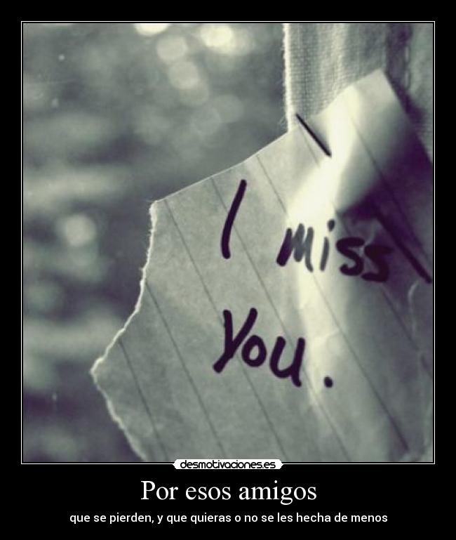 Por esos amigos - 