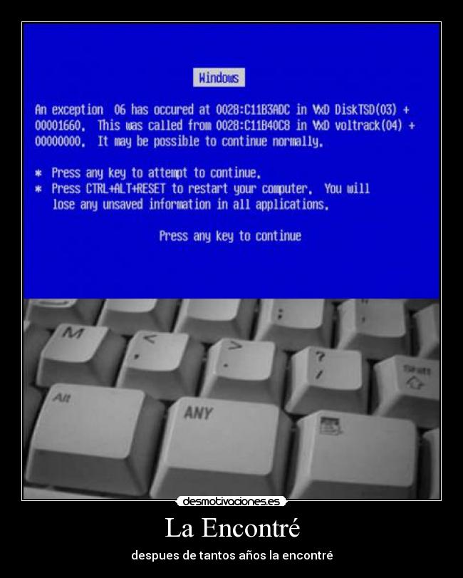 La Encontré - despues de tantos años la encontré