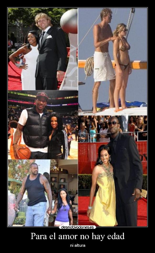 Para el amor no hay edad - ni altura