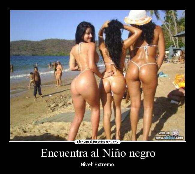 Encuentra al Niño negro - Nivel: Extremo.