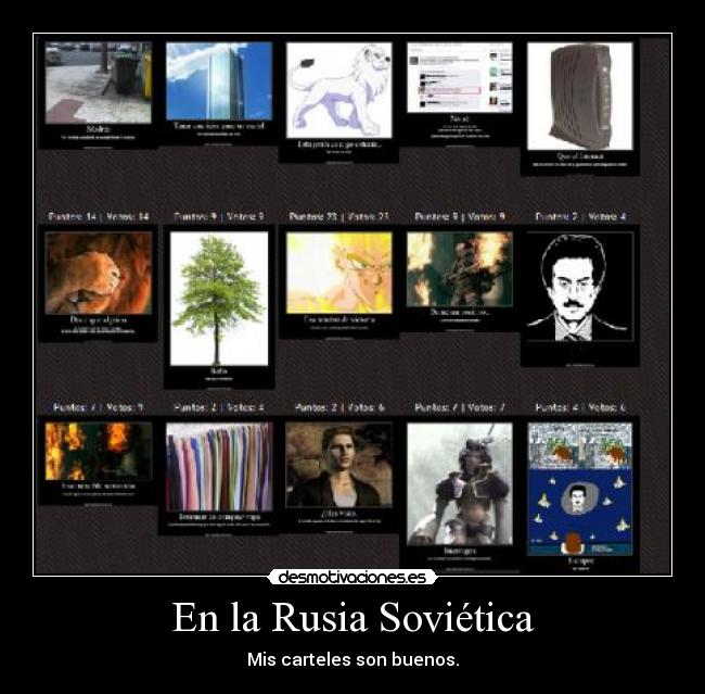 En la Rusia Soviética - Mis carteles son buenos.